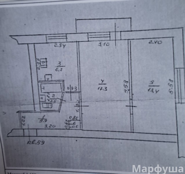 Фото Продам 2-х комн квартиру в Центре города Луганск