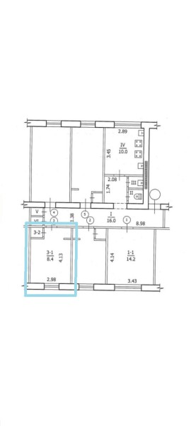 Фото Продам комнату в коммунальной квартире 8,4 кв. м.