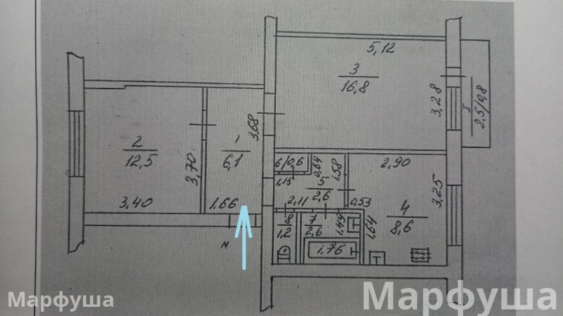 Фото Продам 2- к квартиру р- н Сельхоз универ.