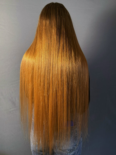 Фото Наращивание волос (биопротеин)