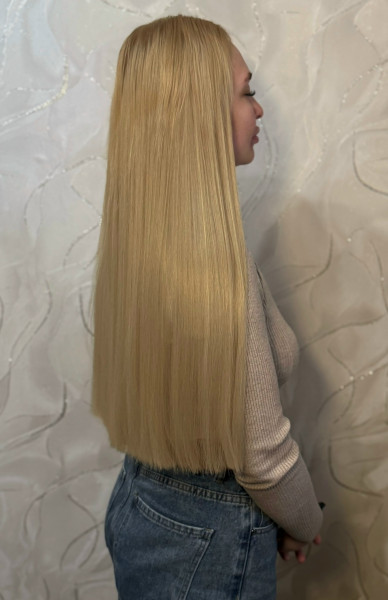 Фото Наращивание волос (биопротеин)