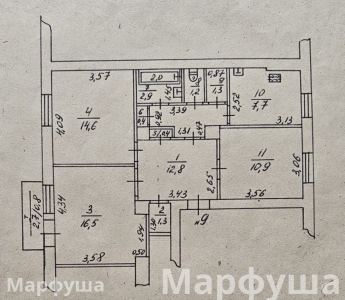 Фото Продам 3-х комн квартиру с авт отоп в городе Луганск улица Херсонская