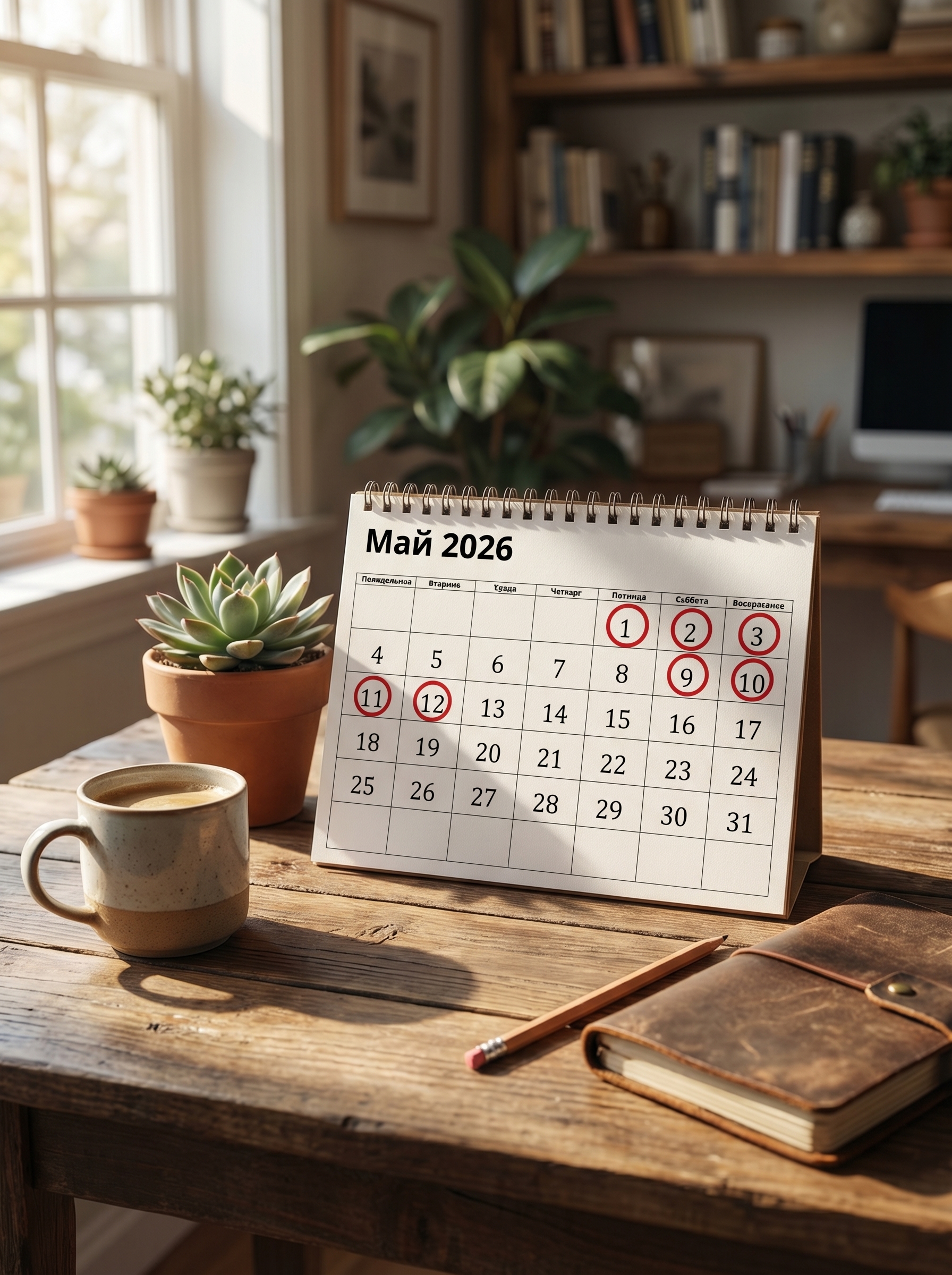 Названы даты длинных выходных в мае в ЛНР