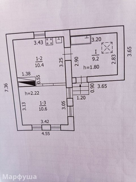 продам флигель пер. 2-й Газетный (Каменнобродский р-н)