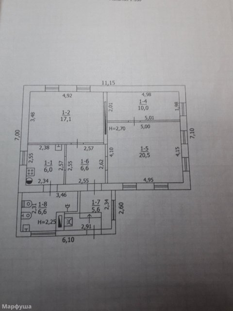 Продам кирпичный дом 1981 года , в р-н магазина Шериф