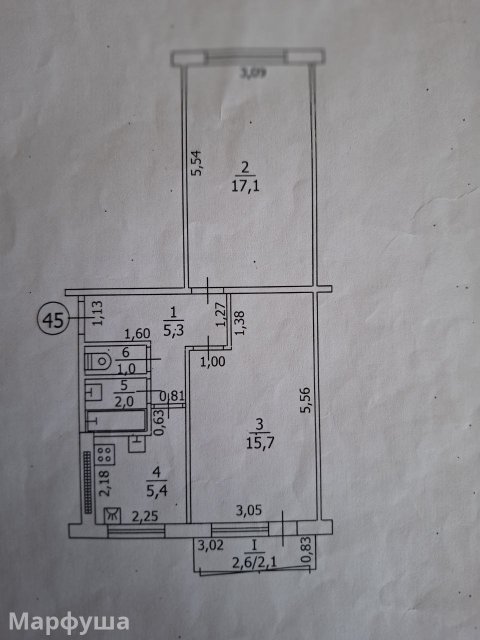 Продам 2х комнатную квартиру с АВТОНОМНЫМ  отоплением.