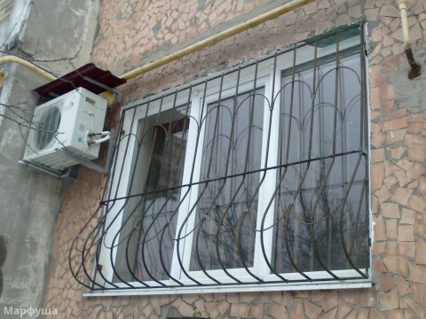 Решетки на окна металлические изготовление и установка