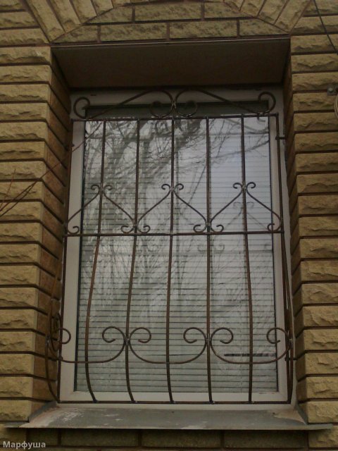 Решетки на окна металлические изготовление и установка