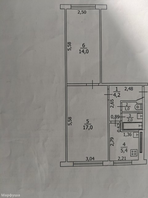 Продам 2-х комнатную квартиру