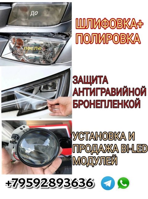 ПРОФЕССИОНАЛЬНАЯ ПОЛИРОВКА ФАР