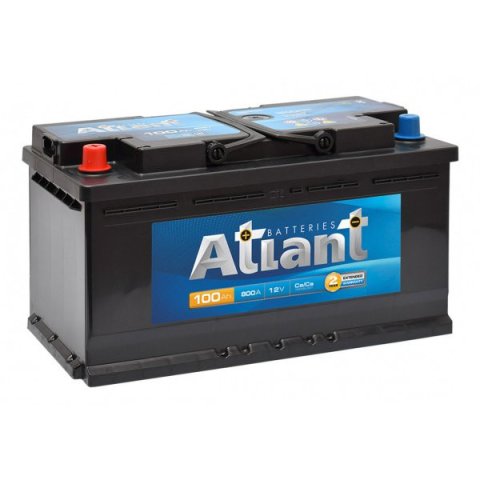 Аккумулятор Atlant 100Ah 800A (о.п) д354ш175в190