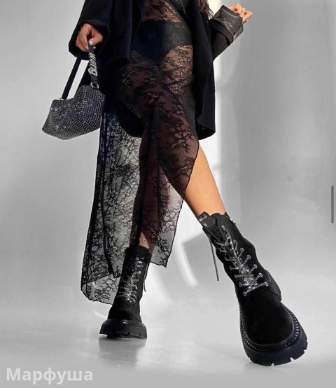 Женские ботинки замш. Качество бомба