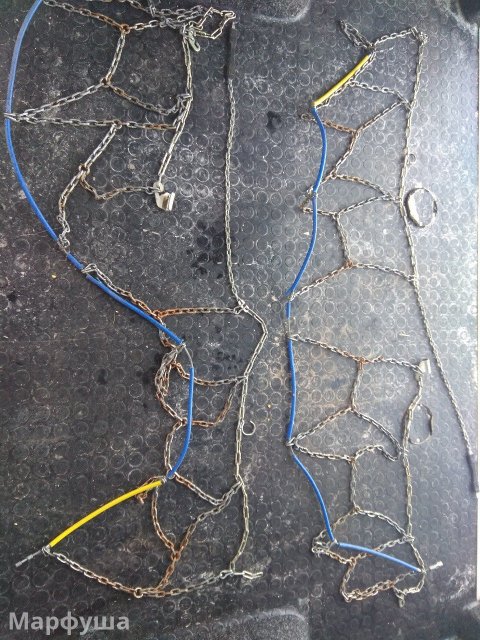 Цепи противоскольжения KN120 vitol комплект 2 штуки