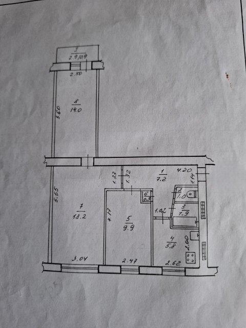 Продам 3х комнатную квартиру  с АВТОНОМНЫМ отоплением