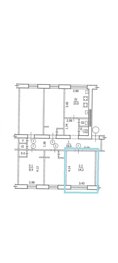 Продам комнату в коммунальной квартире