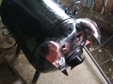 Мангал коптильня барбекю 3 в 1