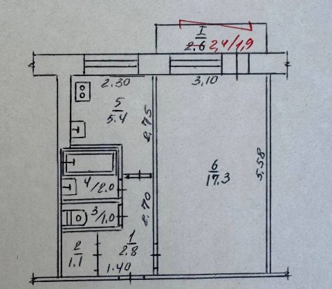 Продам 1-комн квартиру в городе Луганск квартал Левченко