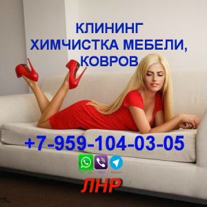 Дельфин. Химчистка мебели диванов, ковров. Луганск